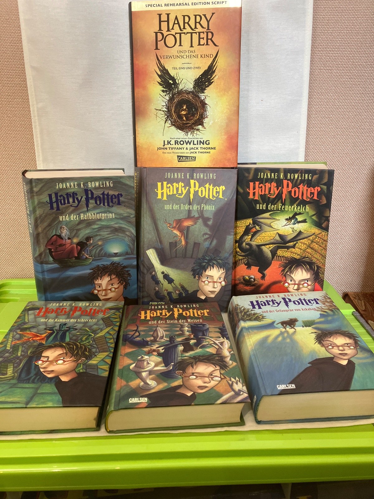 Harry Potter Komplettsammlung 7 Bände Deutsch Hardcover Carlsen Rowling SET