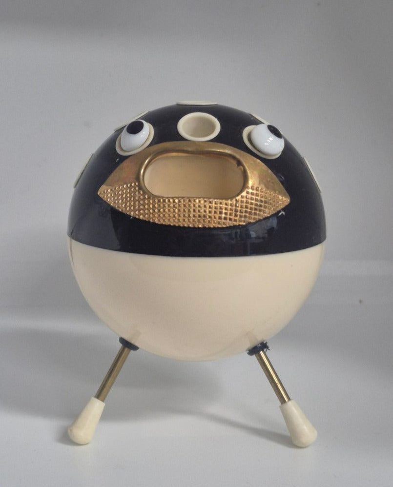 Smoker's Sputnik Kugelaschenbecher Zigaretten- o. Stifthalter Space Age 60/70er