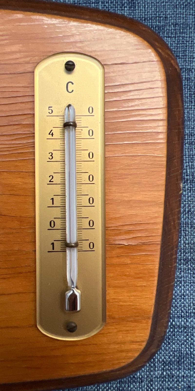 Fa. Lufft, Barometer & Thermometer, Holz, 50er-60er Jahre