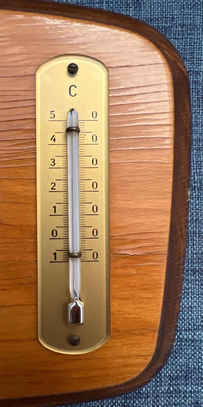 Fa. Lufft, Barometer & Thermometer, Holz, 50er-60er Jahre