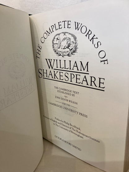 Shakespeare Complete Works Cambridge Text John Dover Wilson Octopus Books