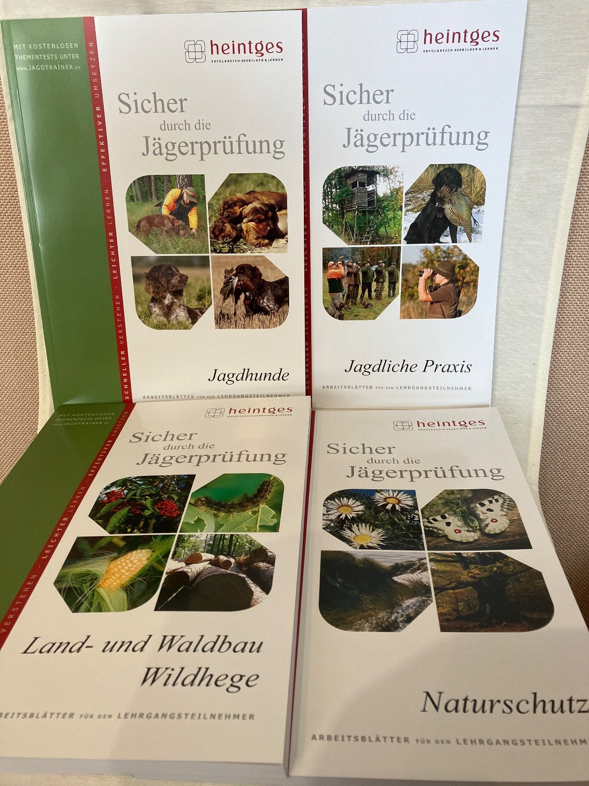 Heintges Sicher durch die Jägerprüfung Sammelbox Lernpaket Arbeitsblätter Set