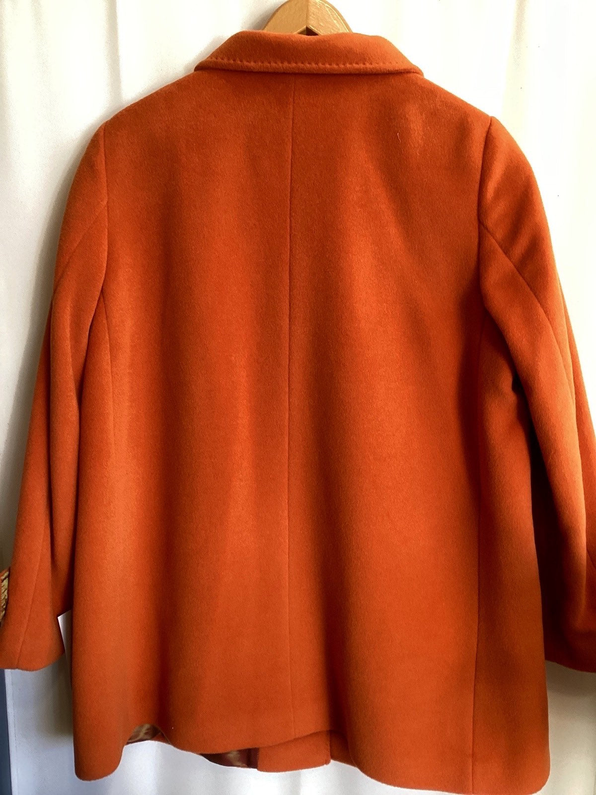 Schneiders Salzburg Damen Wollmantel Orange Kurzmantel Wolle Herbst Winter