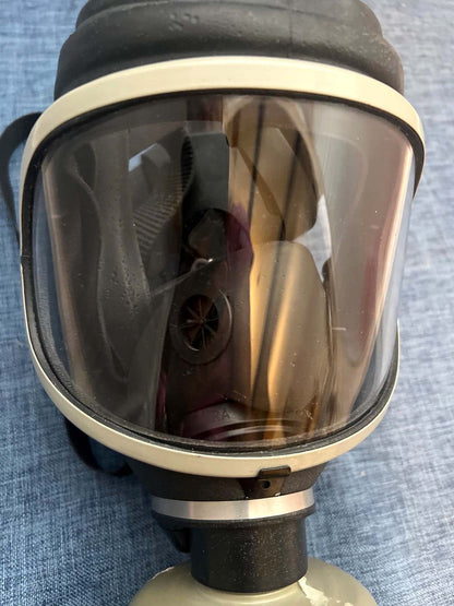 Dräger Vollmaske, Atemschutzmaske + Filter B 620 St DIN 3181 Schutzst.  1980er