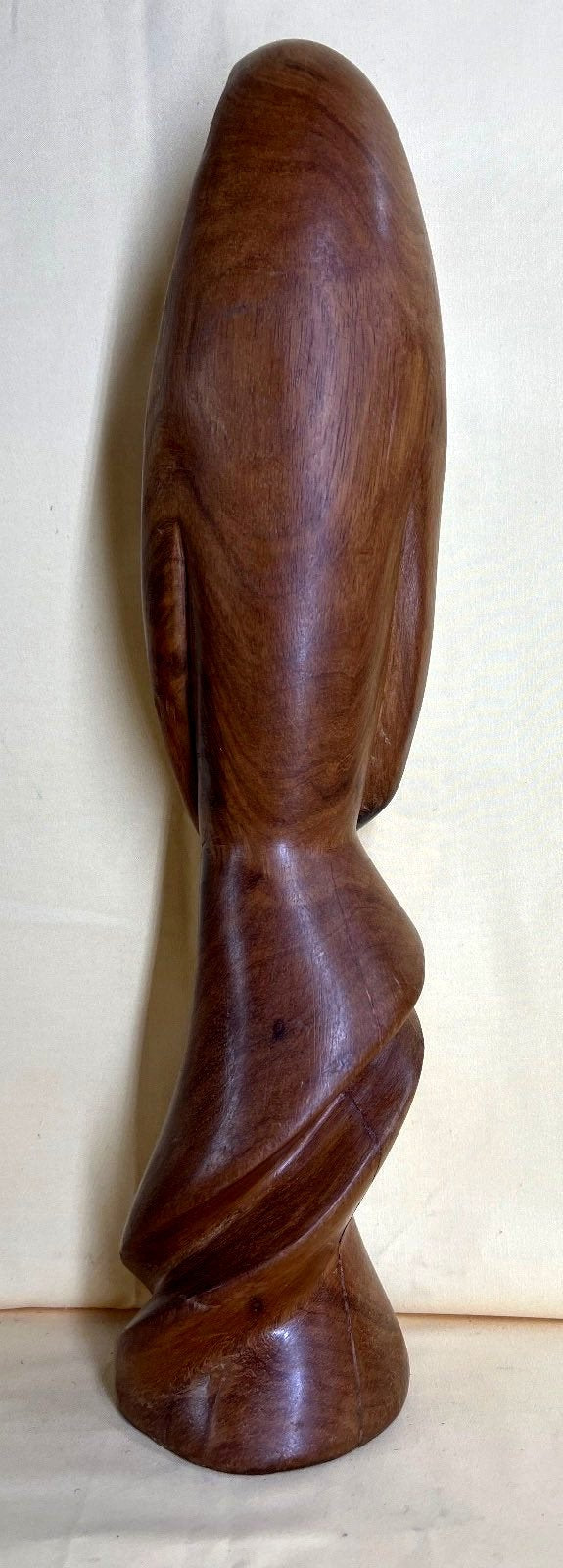 Holzskulptur "Mutter & Kind" Holz-Figur, abstrakt, geschnitzt, Handarbeit, 45 cm