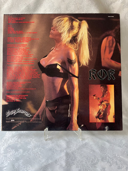 Wendy O. Williams – Kommander Of Kaos LP Vinyl WOW Plasmatics Heavy Metal 1986