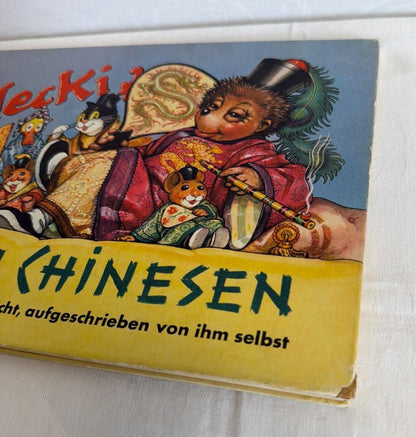 Mecki bei den Chinesen Kinderbuch Hammerich & Lesser Hamburg 1960er selten