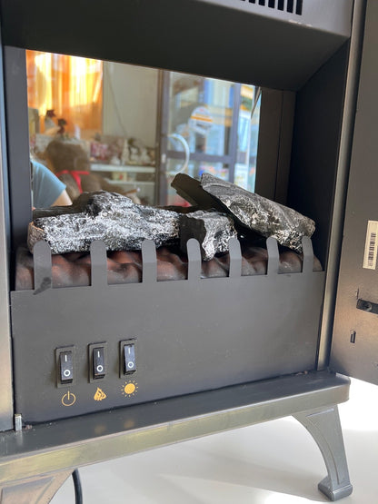 Elektrokamin Standkamin Kaminofen 2000W Heizlüfter Flammeneffekt