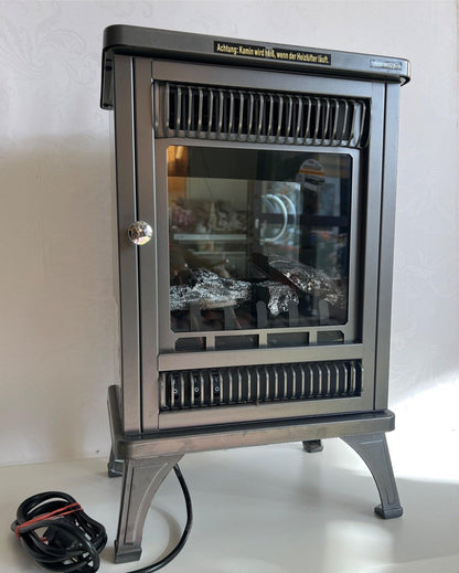 Elektrokamin Standkamin Kaminofen 2000W Heizlüfter Flammeneffekt