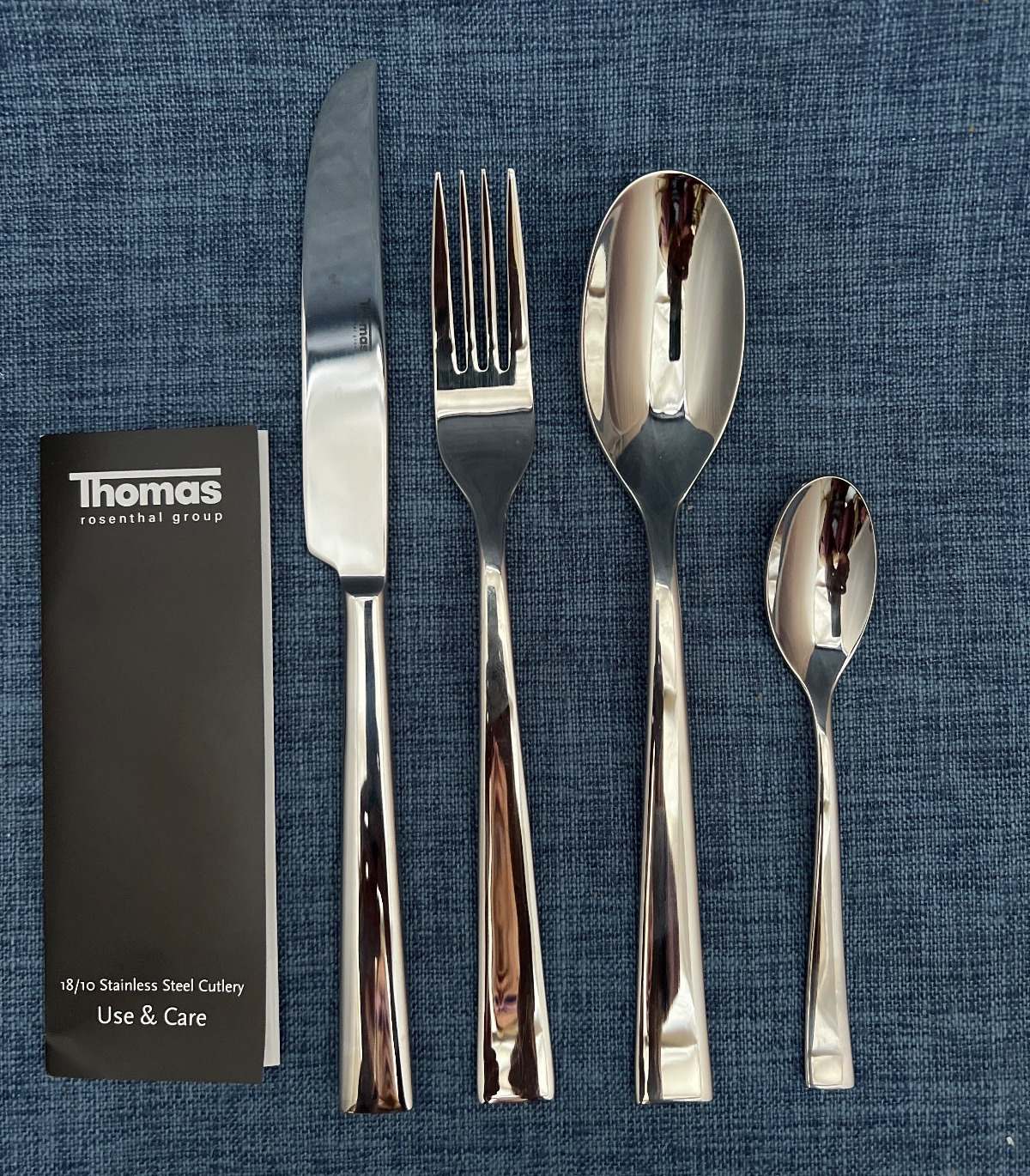 Thomas Besteck Set 4-tlg. 18/10 Edelstahl OVP neuwertig