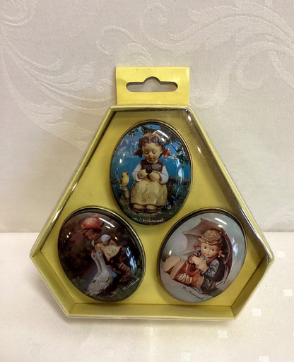 M.I. Hummel Pillendose Pillbox 3er Set Tin Box Vintage OVP Sammler