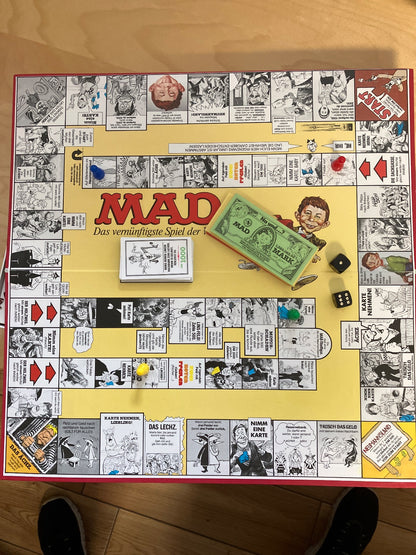MAD Brettspiel Das vernünftigste Spiel der Welt Vintage Gesellschaftsspiel kompl