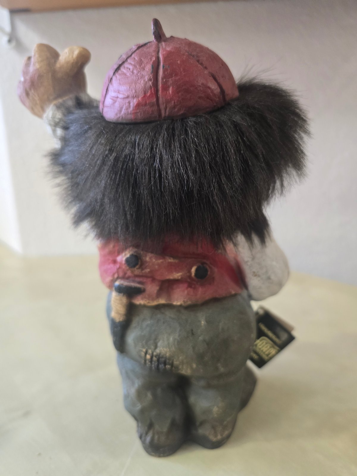 Norwegischer Troll Figur Norway Brodrene Flaaronning Vintage Sammlerstück