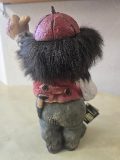 Norwegischer Troll Figur Norway Brodrene Flaaronning Vintage Sammlerstück