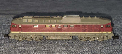 Minitrix N 12845 Diesellok BR 132 629-7 DR Reichsbahn OVP Spur N Modell