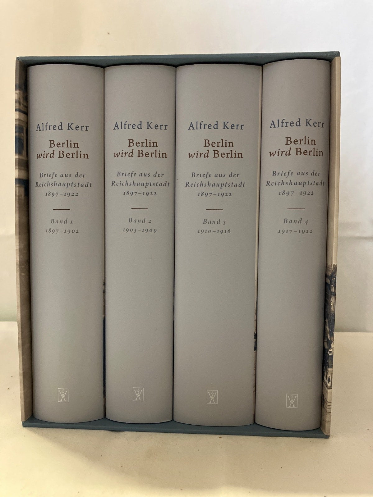 Alfred Kerr Berlin wird Berlin Briefe Reichshauptstadt 1897-1922 Wallstein 4 Bde