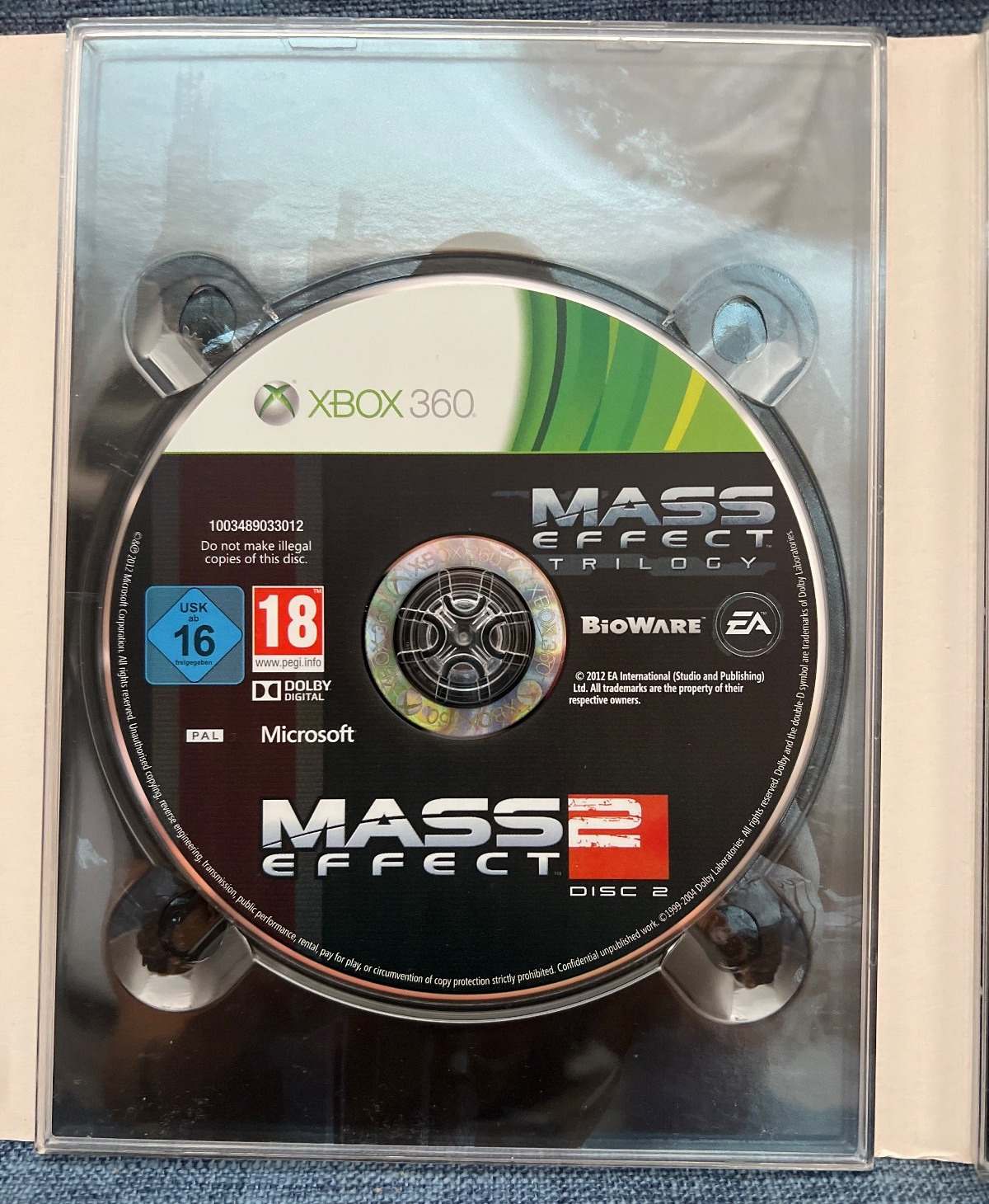Mass Effect Trilogy Xbox 360 BioWare, 5 Discs, Komplett mit Beilagen, USK 16