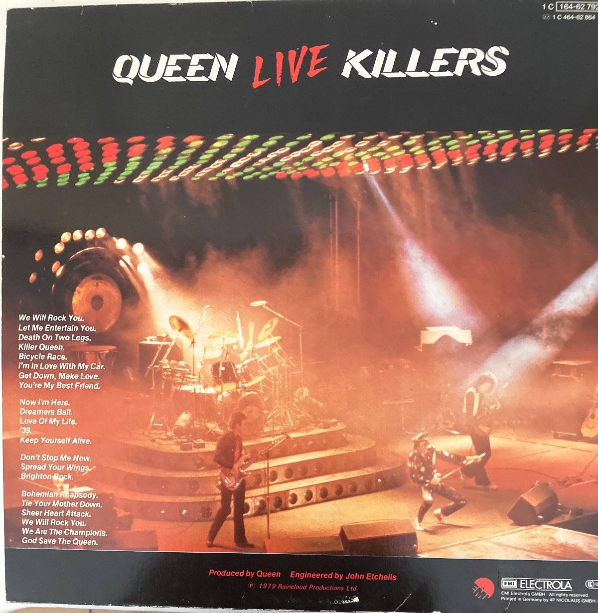 Queen Live Killers Vinyl LP Doppelalbum 1979 EMI Electrola Rock Klassiker