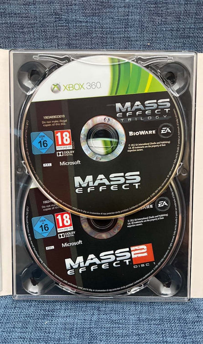 Mass Effect Trilogy Xbox 360 BioWare, 5 Discs, Komplett mit Beilagen, USK 16