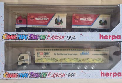 Herpa Creative Truck Edition 1994 H0 1:87 Konvolut 5 Modelle OVP Sammlung