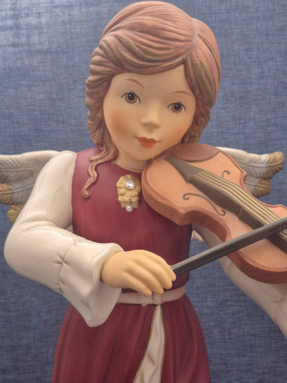 Goebel Weihnacht Violinensolo Engel Figur LTD.ED 73/199 Porzellan handbemalt