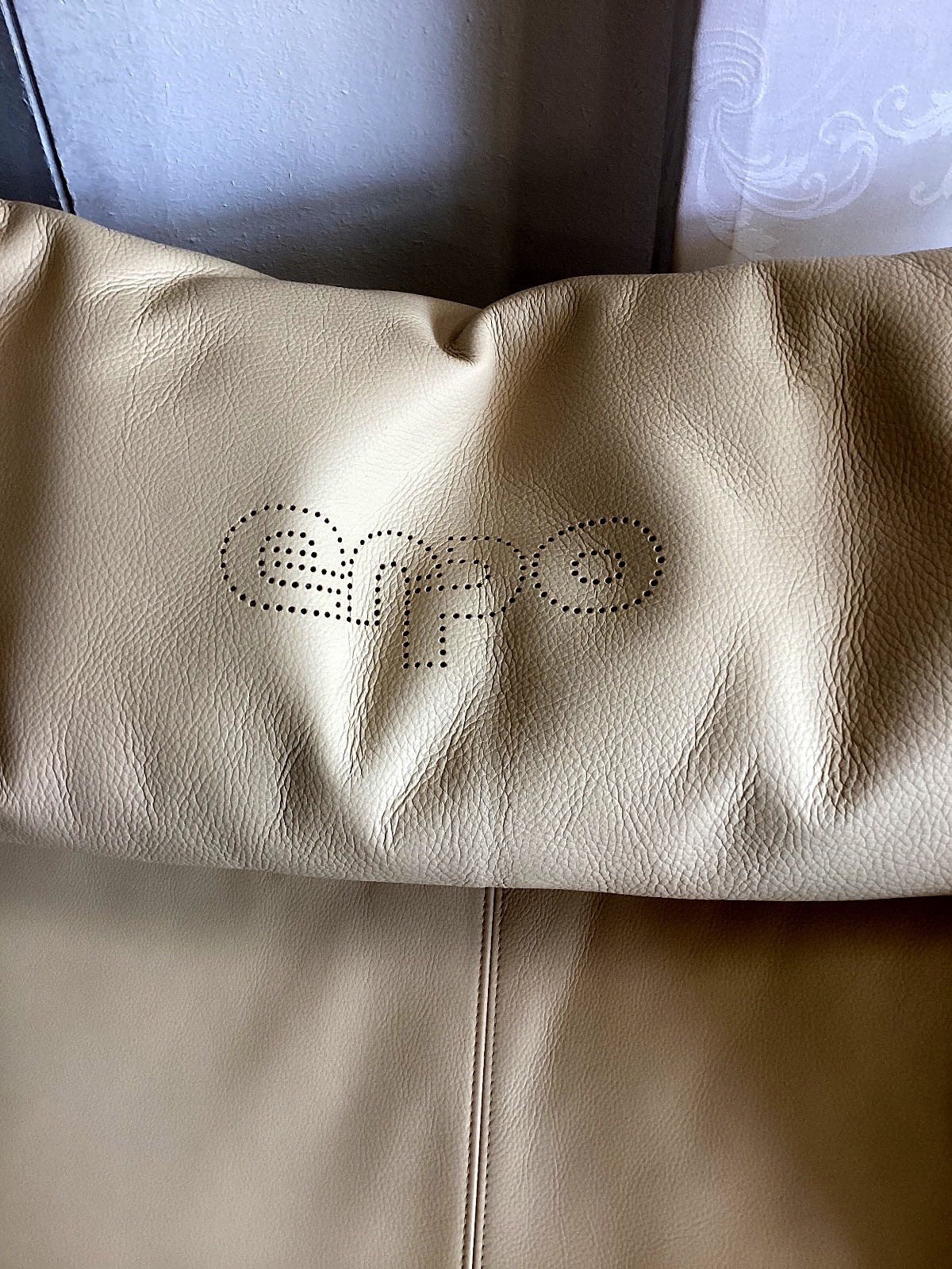 erpo Ledersofa 3-Sitzer Creme Beige Couch Wohnzimmer Designsofa gebraucht