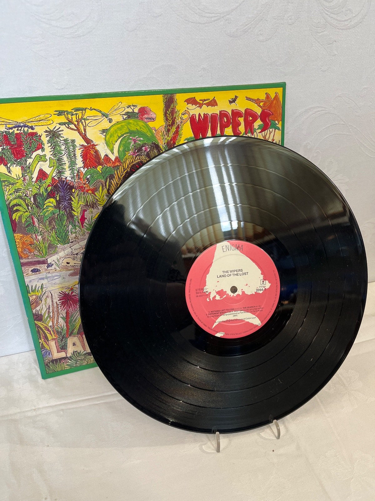 Wipers – Land of the Lost LP Vinyl 1986 Enigma Records 2094-1 Punk Rock