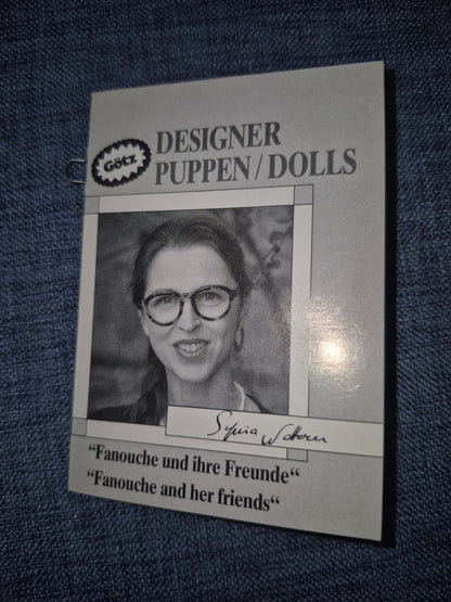 Götz Designer Puppe Fanouche Sylvia Natterer 38cm Vinyl Sammler 1990er
