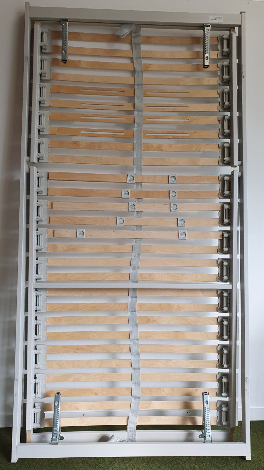 Lattenrost 100x200 cm Classic 28 Plus NC17 KF Härtegradverstellung weiß