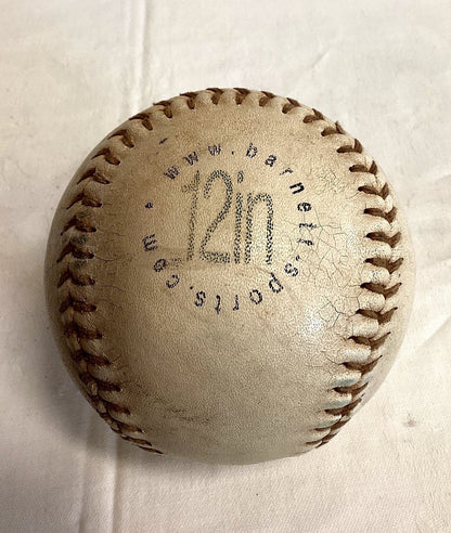 Offizieller DBV Baseball 12in Leder gebraucht Vintage Baseball DSL-2