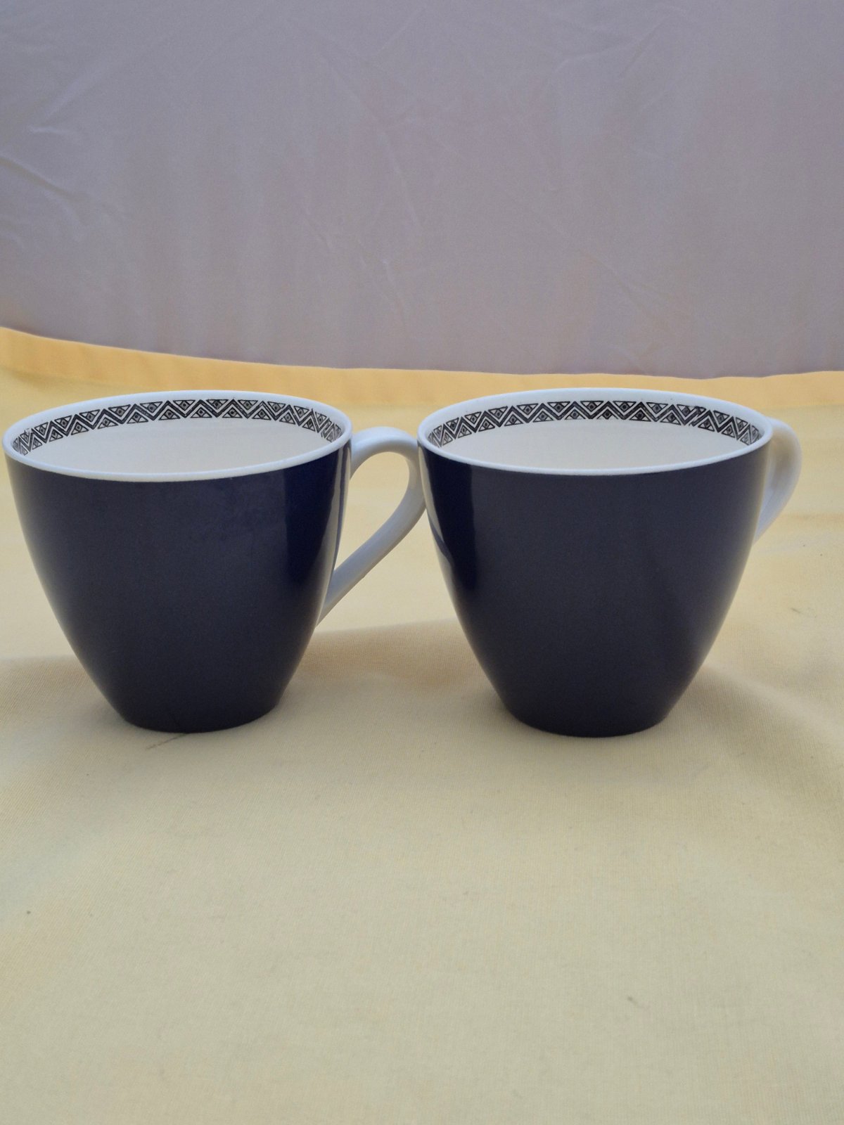 Villeroy & Boch Saar Saphir Jumbotassen 2er Set Porzellan kobaltblau V&B - alt