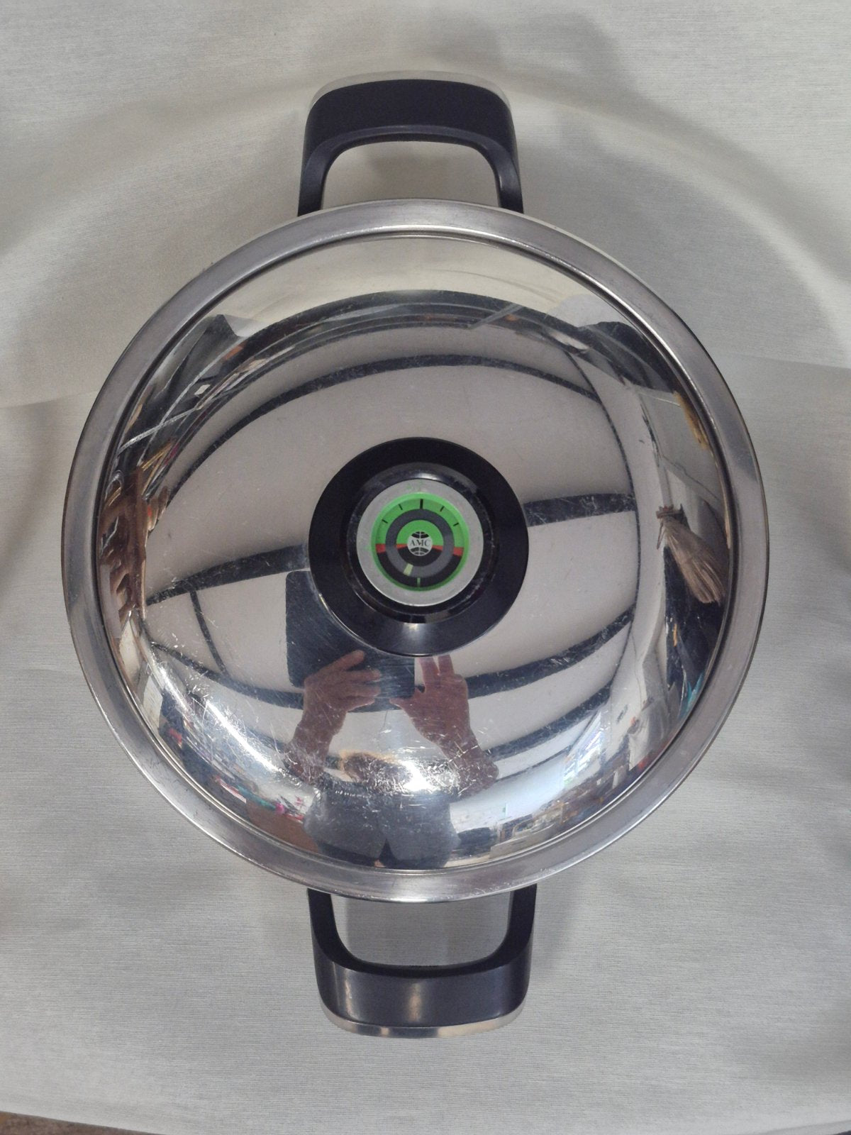 AMC Edelstahltopf - Nr. 68028 - Visiothermdeckel - Durchm. 24 cm - 2,6 l