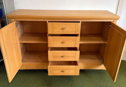 Hartmann Massivholz Sideboard "Linus" Buche 4 Schubladen 2 Türen Made Germany