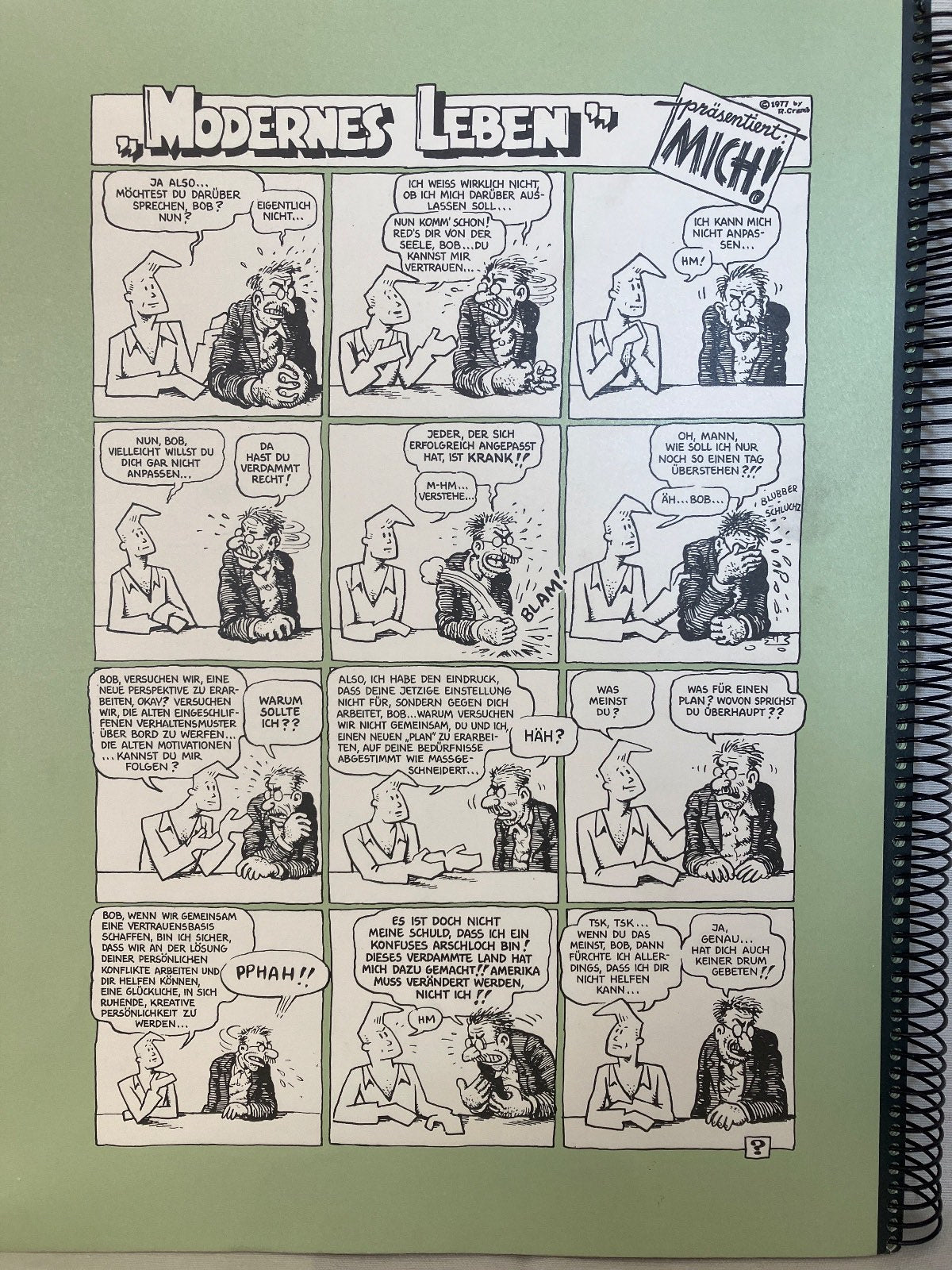 R. Crumb Voll auf die Nüsse Zweitausendeins Underground Comic 1974
