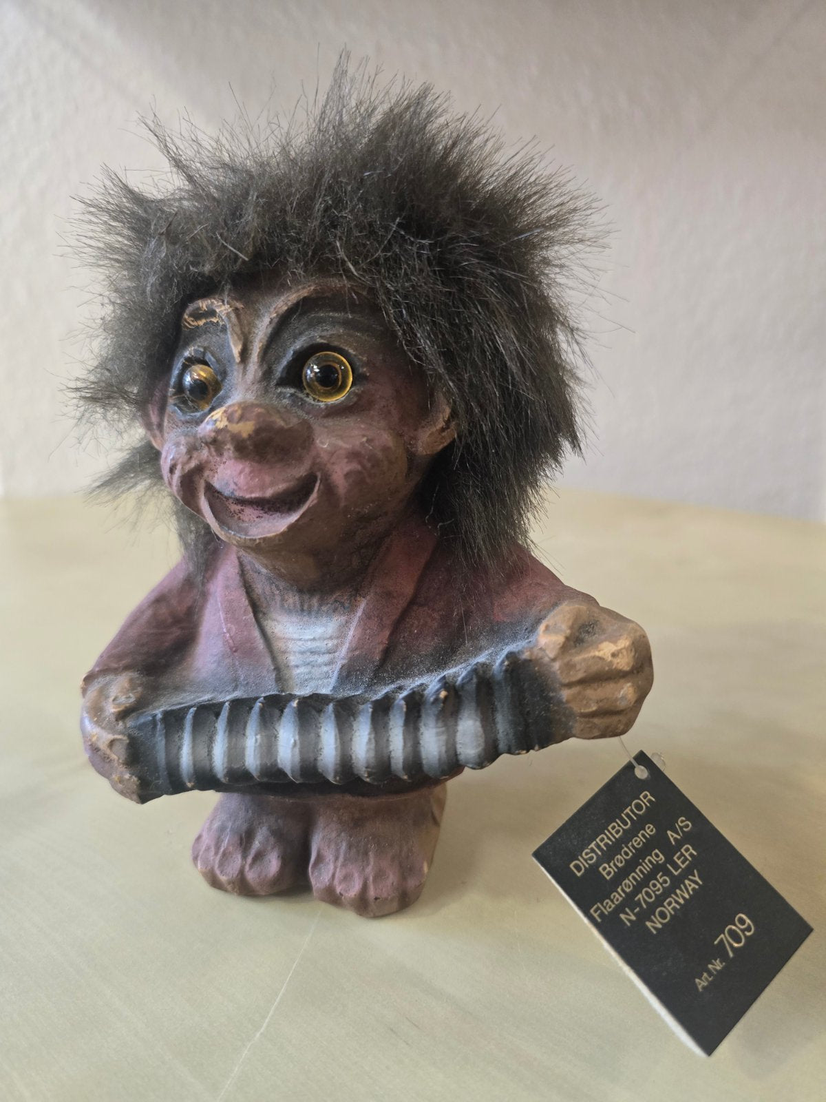 Brødrene Flaarønning Troll Figur Art.Nr.709 Norway Vintage Sammlerstück