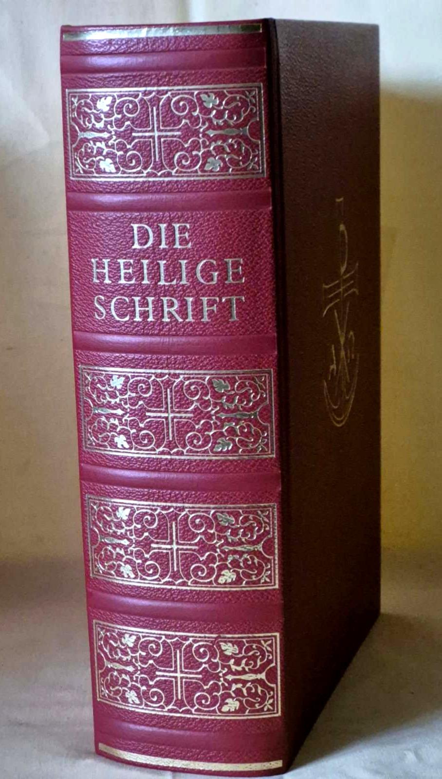 Die Heilige Schrift Familienbibel Paul Pattloch Verlag Goldschnitt Schuber