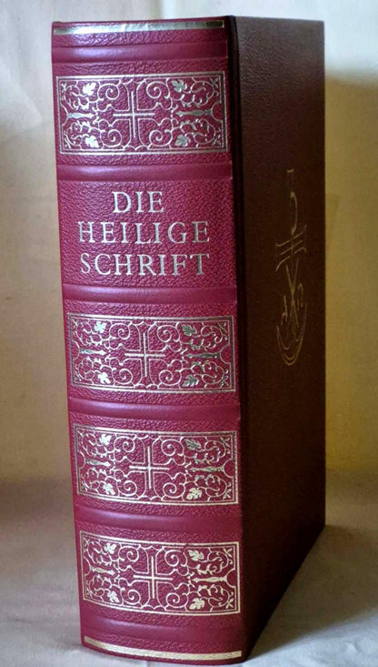 Die Heilige Schrift Familienbibel Paul Pattloch Verlag Goldschnitt Schuber