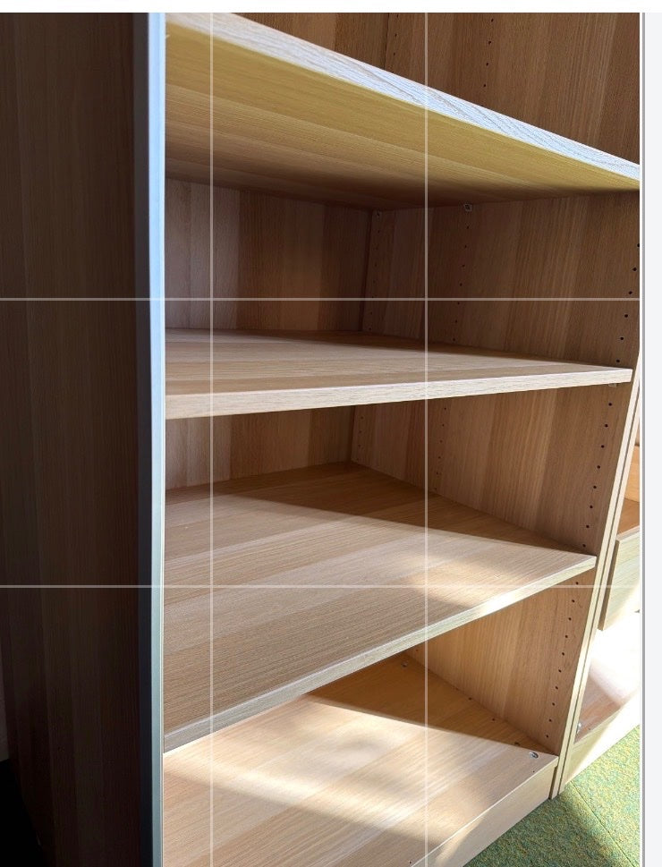IKEA PAX Kleiderschrank Schiebetüren Bambus-Optik Holz beige braun 2017