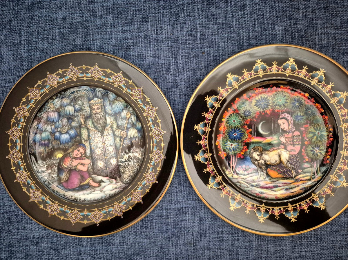 Heinrich Villeroy & Boch Märchen Alten Russland 6 Sammelteller Limited Edition