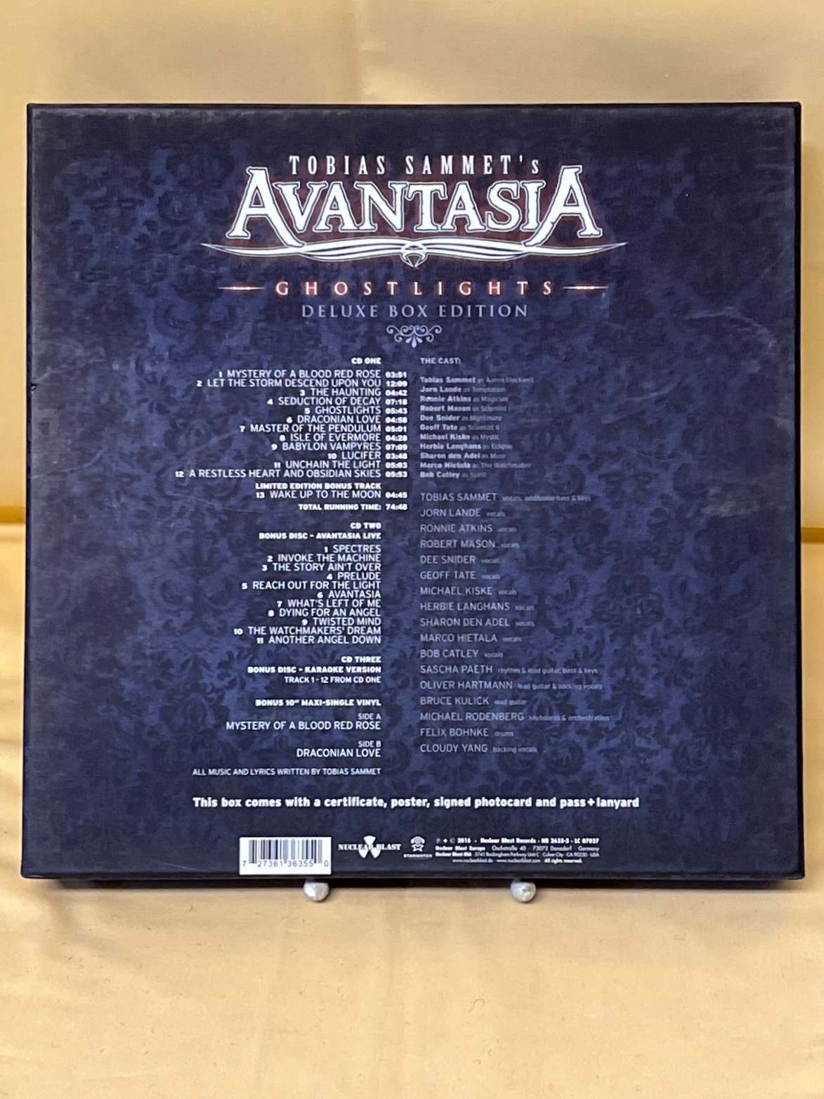 Avantasia Ghostlights Deluxe Box Edition Nr. 0059/1000 3CD + Booklet + weiteres
