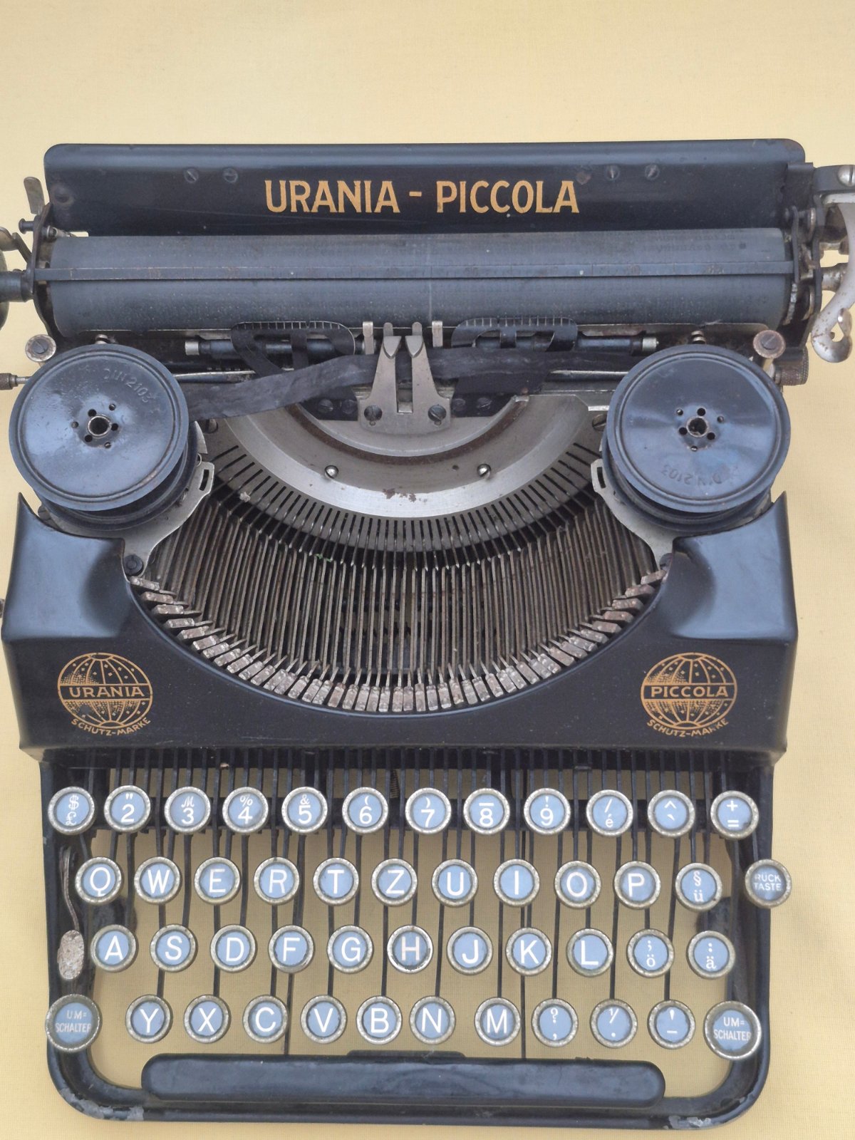 Urania Piccola Schreibmaschine Antik Clemens Müller Dresden Sammler