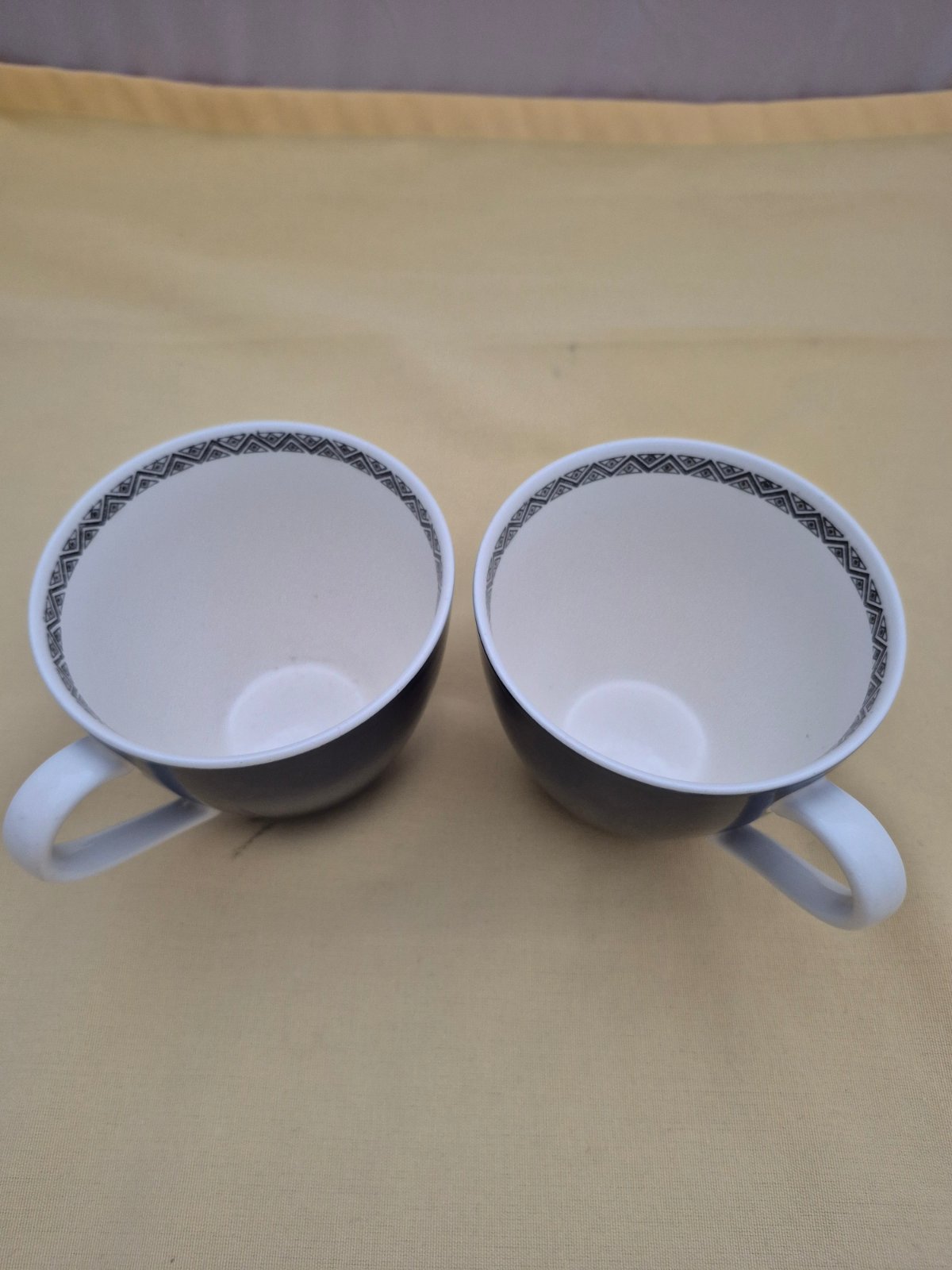 Villeroy & Boch Saar Saphir Jumbotassen 2er Set Porzellan kobaltblau V&B - alt