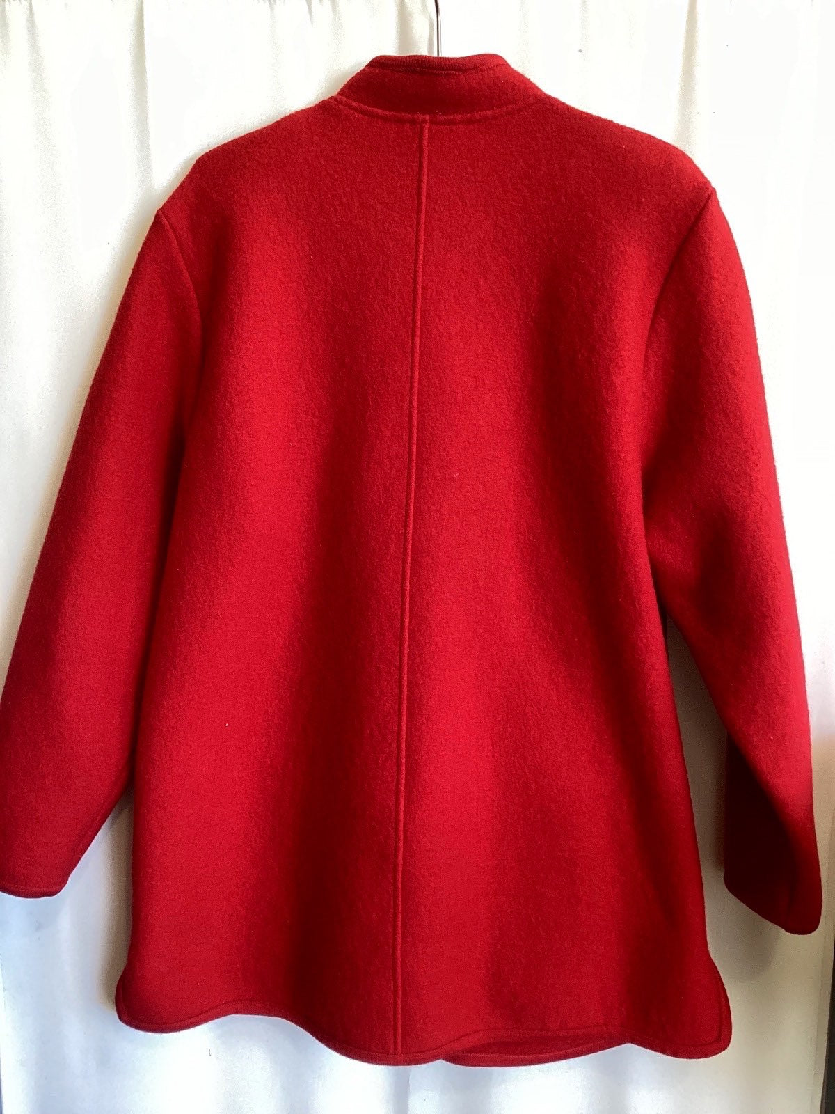 GEIGER Damen Walkjacke Wolljacke Rot Gr. 42 Made in Austria Trachten Jacke