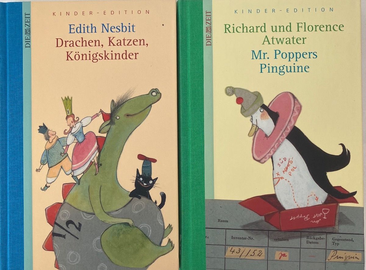 5x DIE ZEIT Kinder-Edition Hardcover Nesbit Atwater White Lively Aiken Konvolut