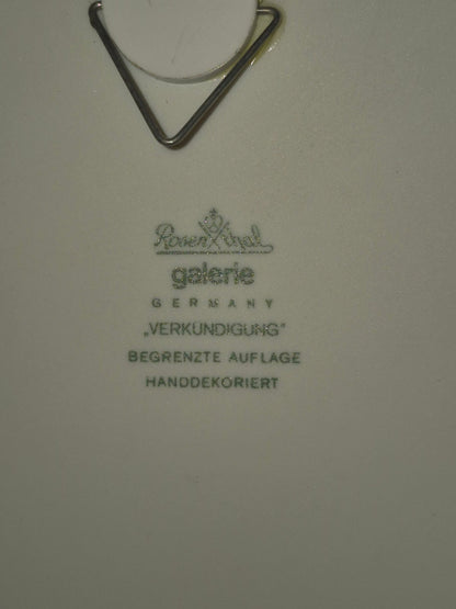 Rosenthal - B. Wiinblad Weihnachtsteller 1975 - Die Verkündung - limitiert -