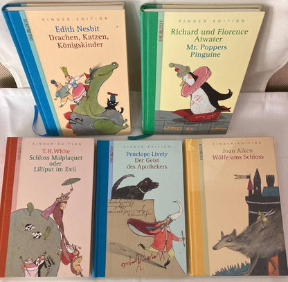 5x DIE ZEIT Kinder-Edition Hardcover Nesbit Atwater White Lively Aiken Konvolut