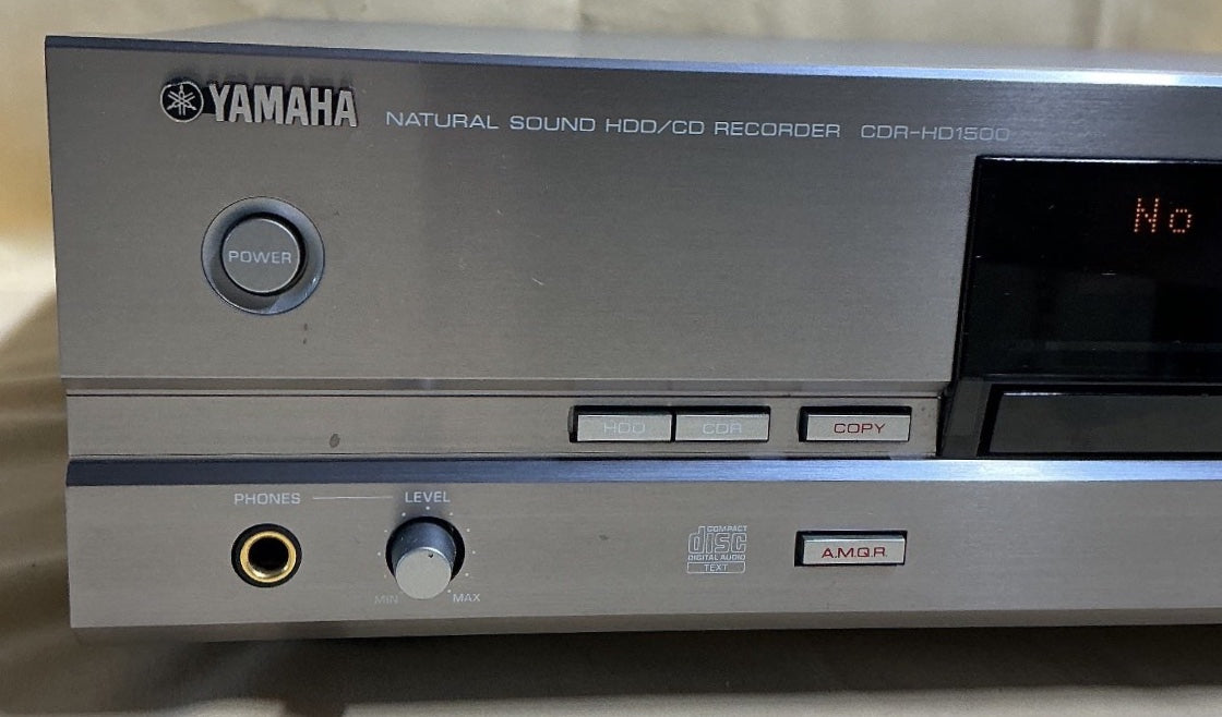 Yamaha CDR-HD1500 Natural Sound HDD CD Recorder Silber Hi-Fi gebraucht