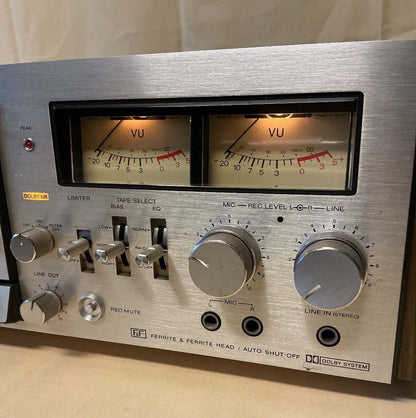Sony TC-229SD Stereo Cassette Deck Tapedeck Vintage HiFi Dolby VU-Meter