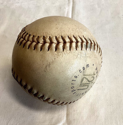 Offizieller DBV Baseball 12in Leder gebraucht Vintage Baseball DSL-2