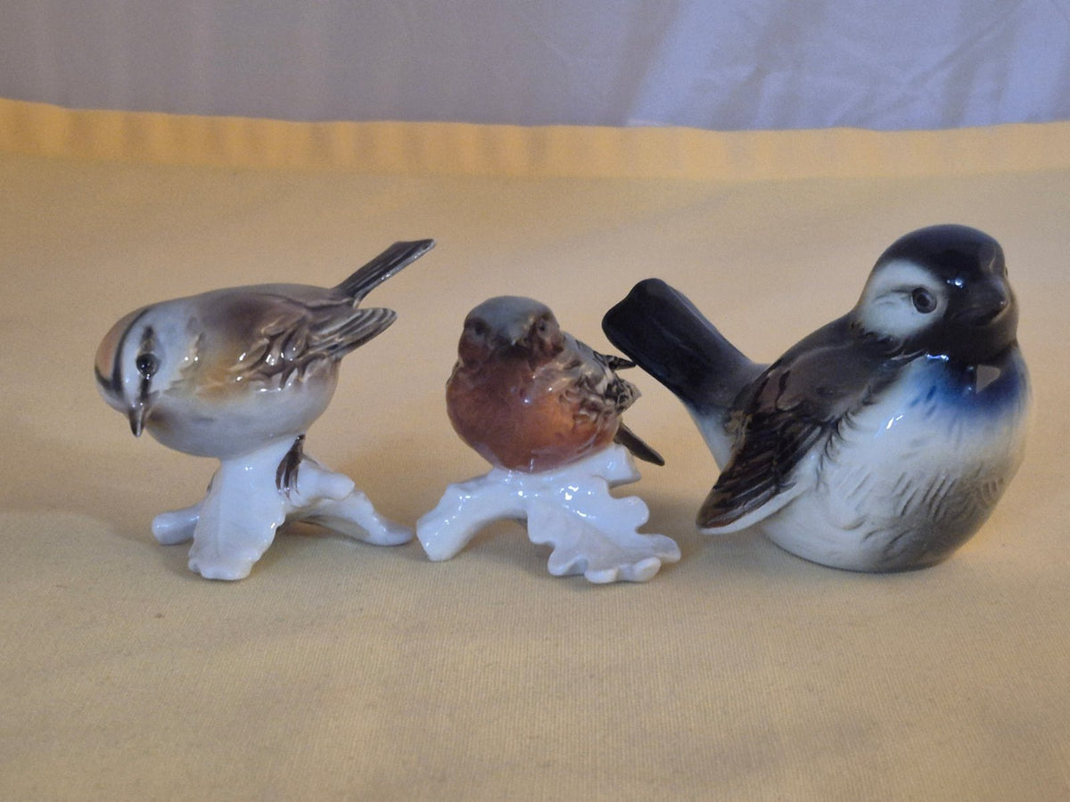 Goebel Porzellan - Spatz, Buchfink, Goldkehlchen - Vintage